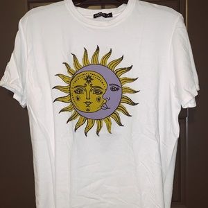Ying-yang sun and moon tee